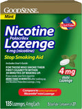 GoodSense Mini Nicotine Polacrilex Lozenge 4 mg, Mint - Stop Smoking