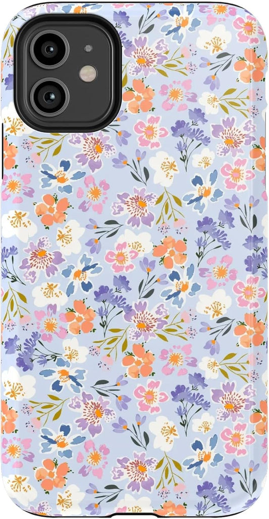Casely iPhone 11 Case - Poppy Meadows Floral Design for Protection