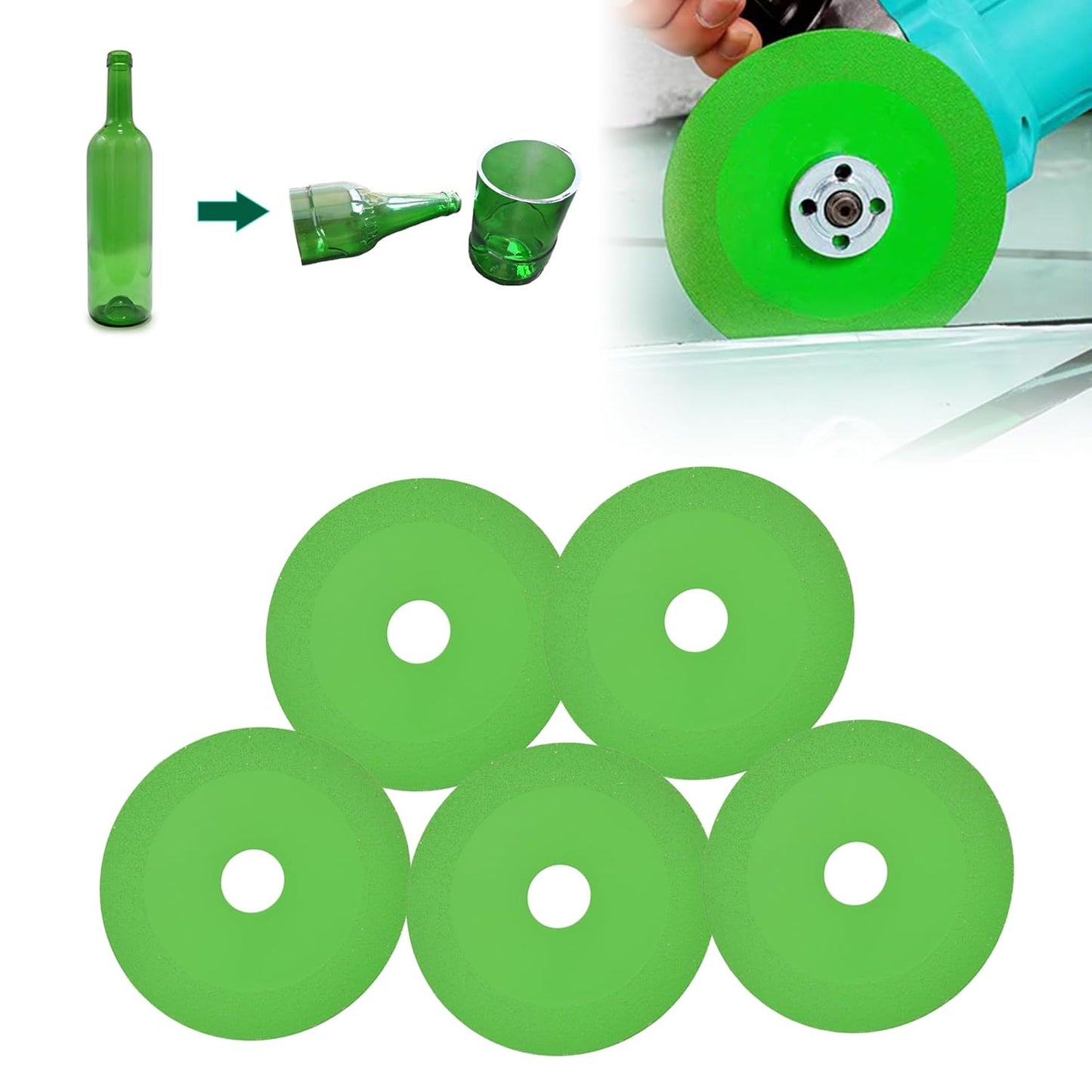 Ultra-Thin 4.5 Diamond Glass Cutting Disc - Precision Cutting