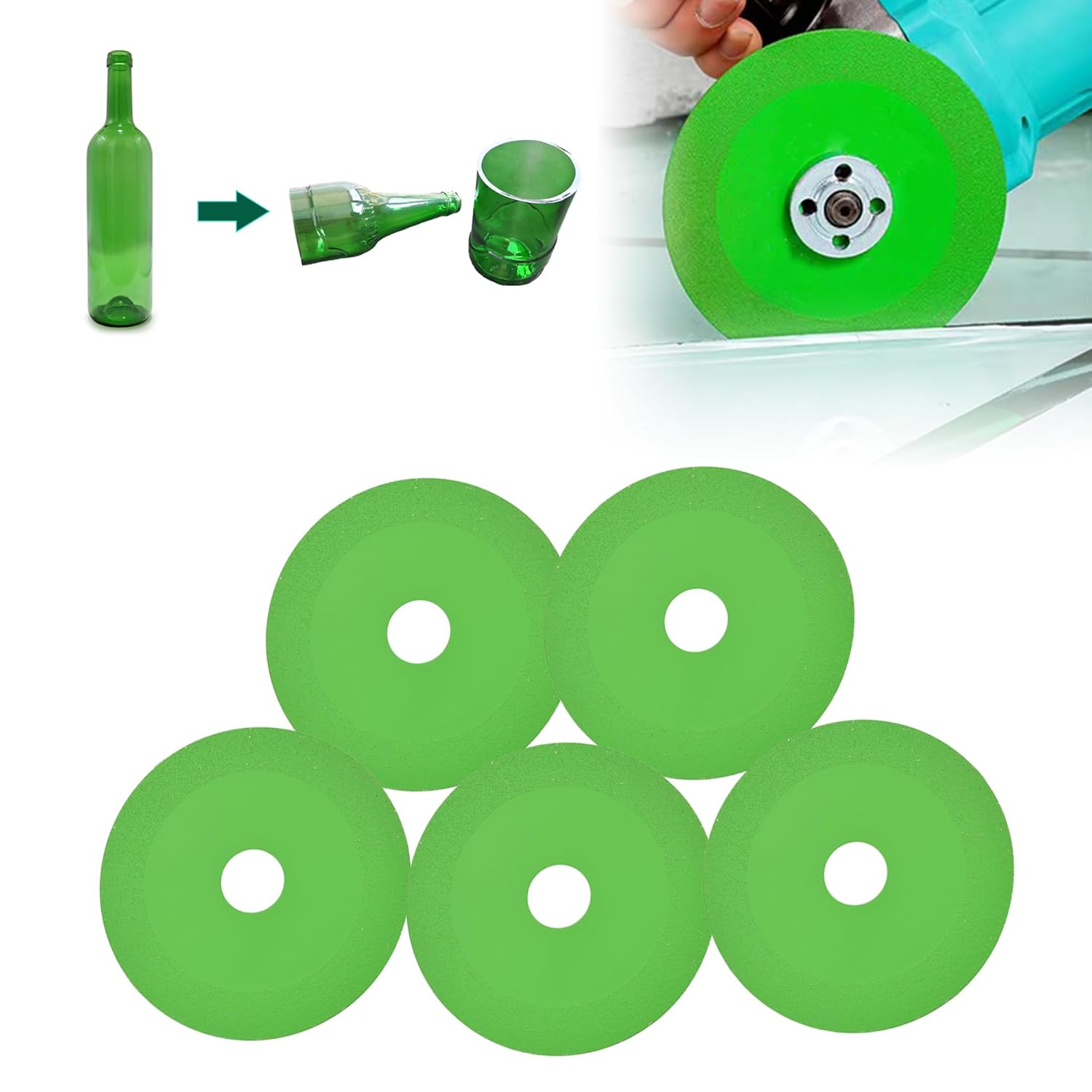 Ultra-Thin 4.5 Diamond Glass Cutting Disc - Precision Cutting