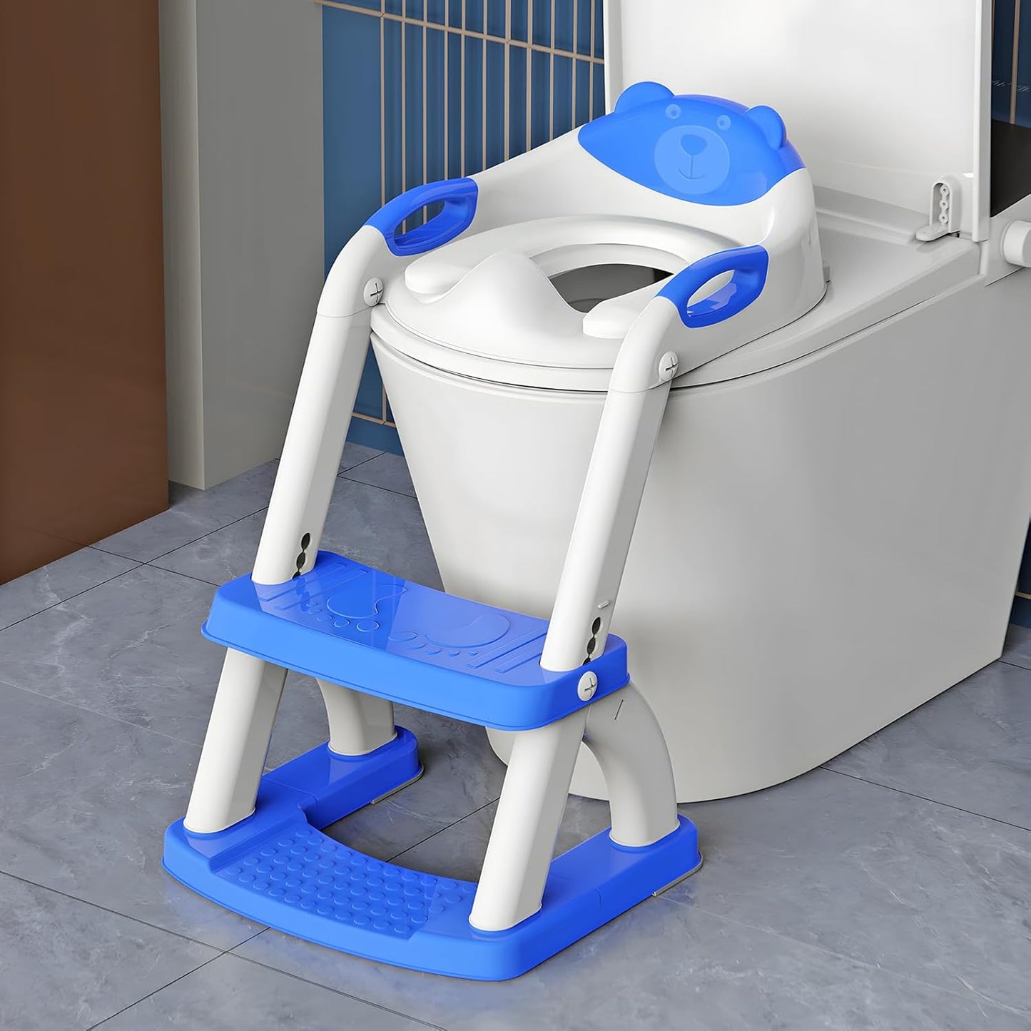 Potty Training Seat with Step Stool for Kids by SKYROKU