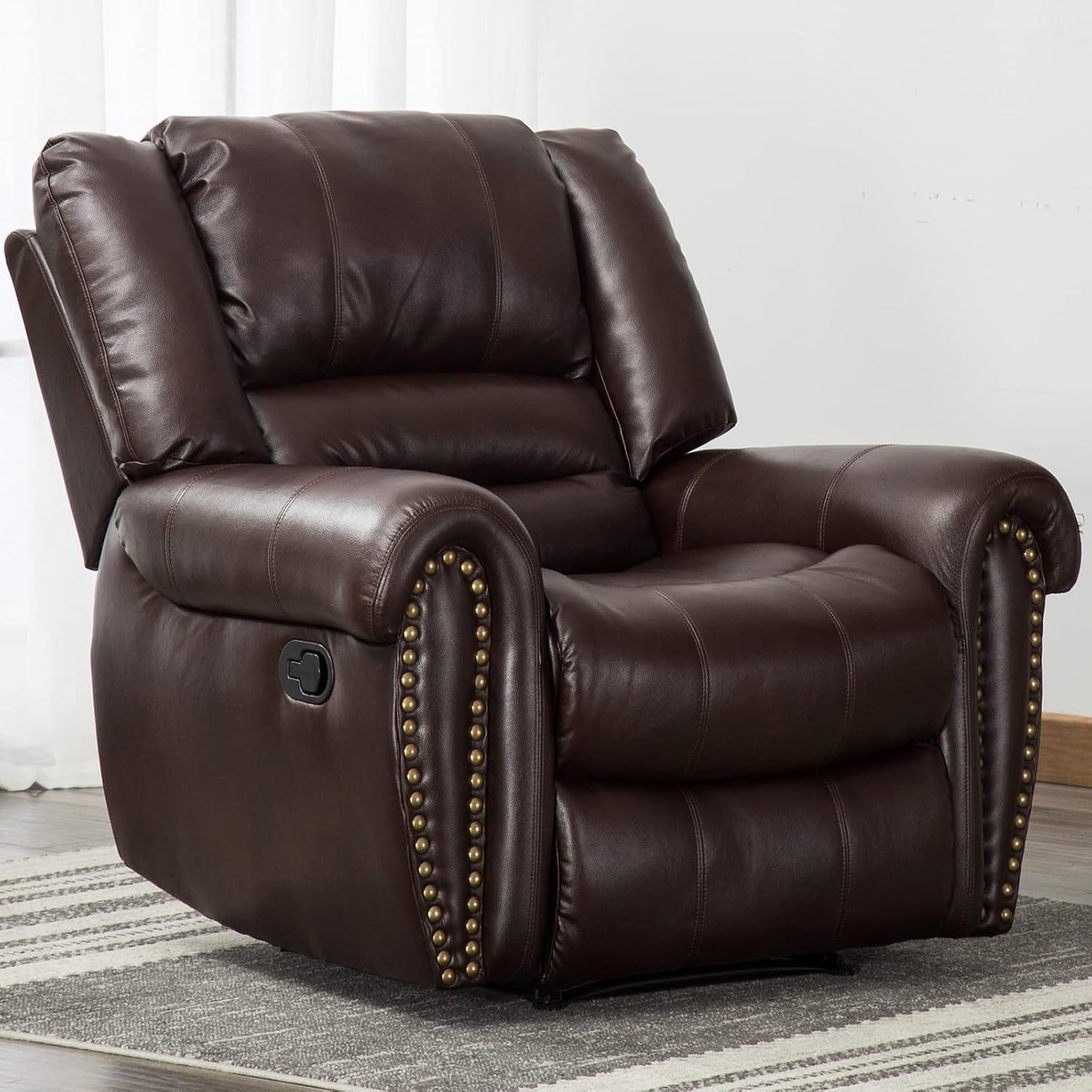 CANMOV Leather Recliner Chair for Ultimate Comfort and Style