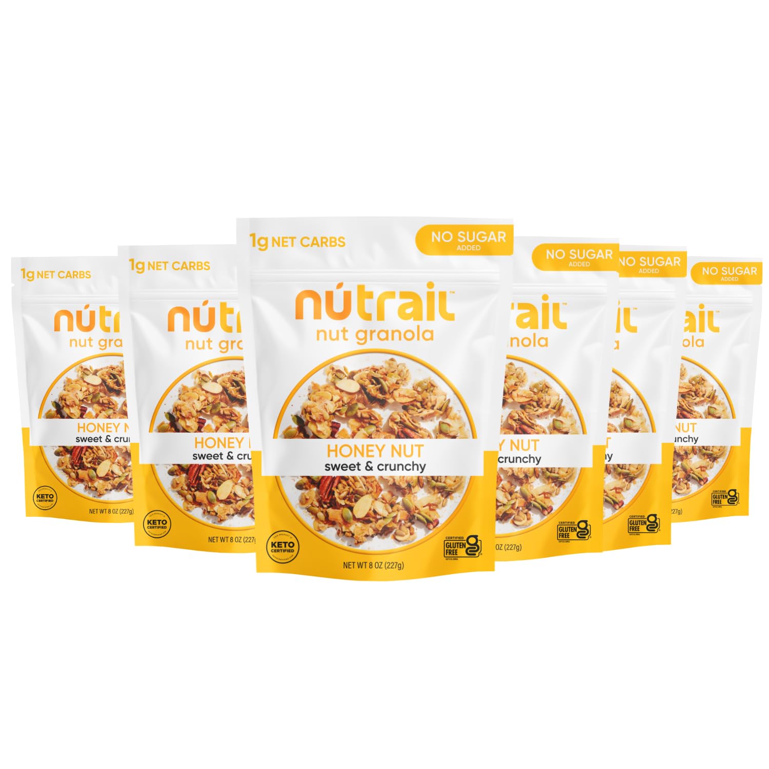 NuTrail Nut Granola Cereal: Healthy, Low Carb, Gluten Free Snack