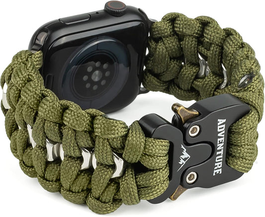 Survival Paracord Band for Apple Watch