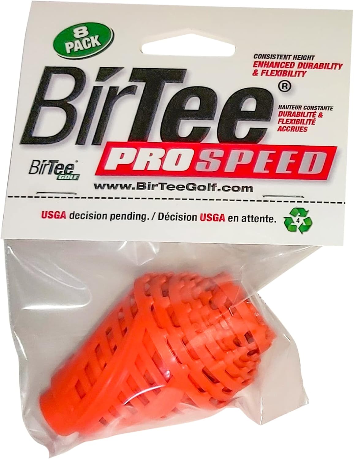 PRO Speed Golf Tees - Enhanced Durability - 8 Pack!