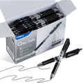 deli Gel Pens 50 Pcs Retractable Black Ink - Smooth, Fast Drying