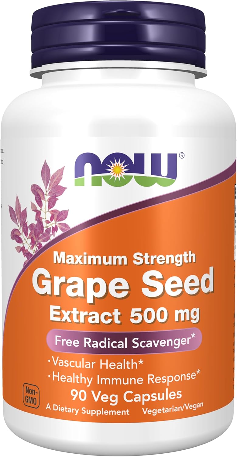 NOW Supplements Grape Seed Extract Maximum Strength 500 mg Review