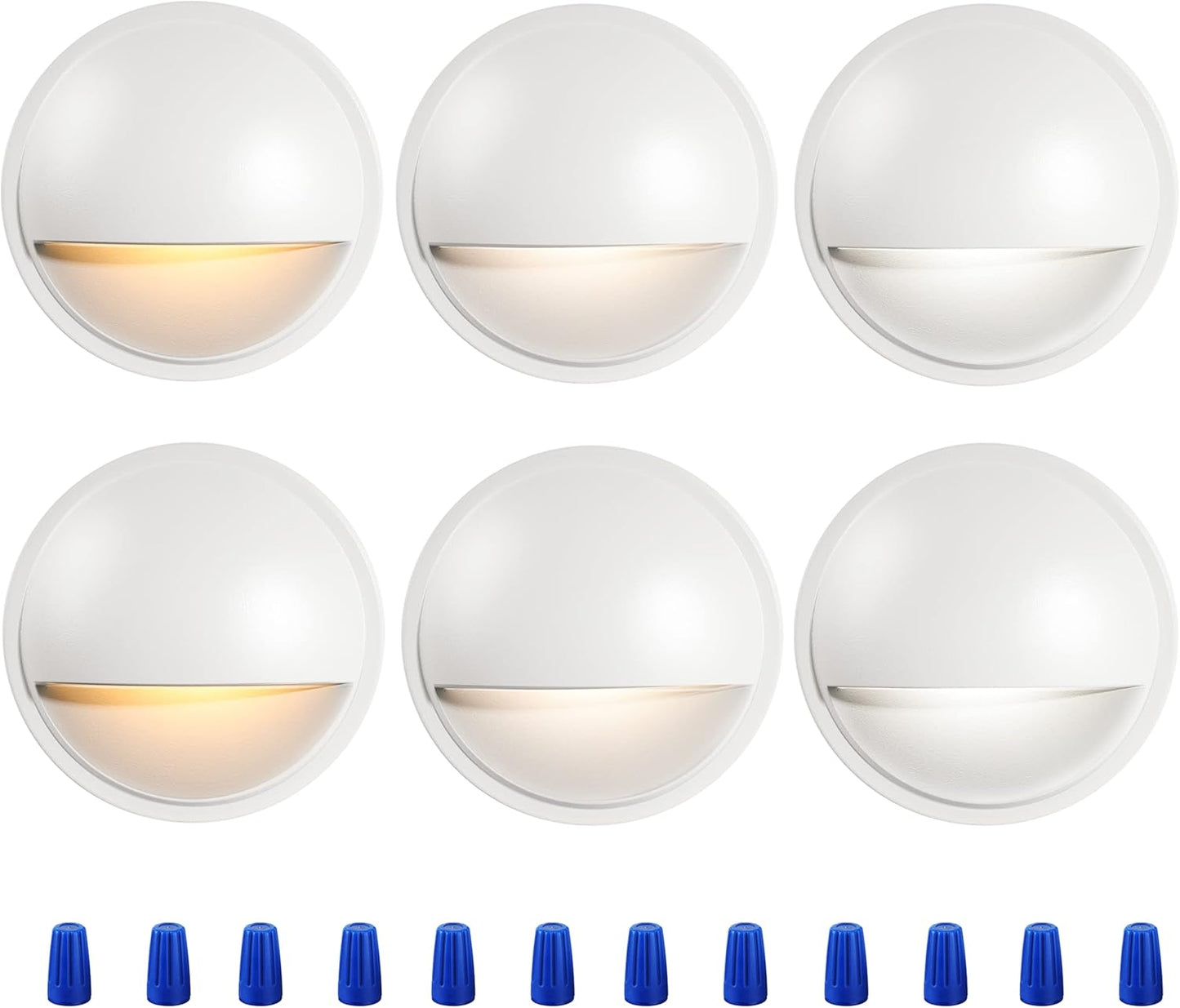 CLOUDY BAY 3CCT Low Voltage LED Deck Lights for Outdoor Use