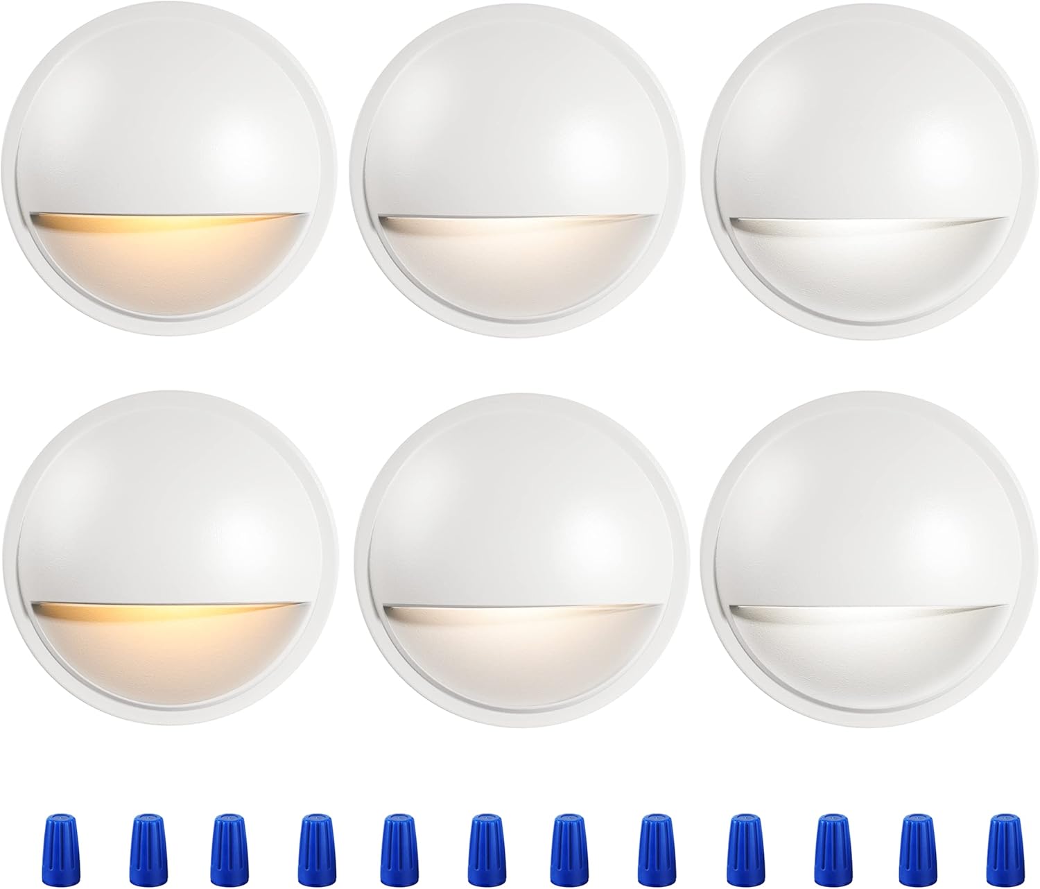 CLOUDY BAY 3CCT Low Voltage LED Deck Lights for Outdoor Use