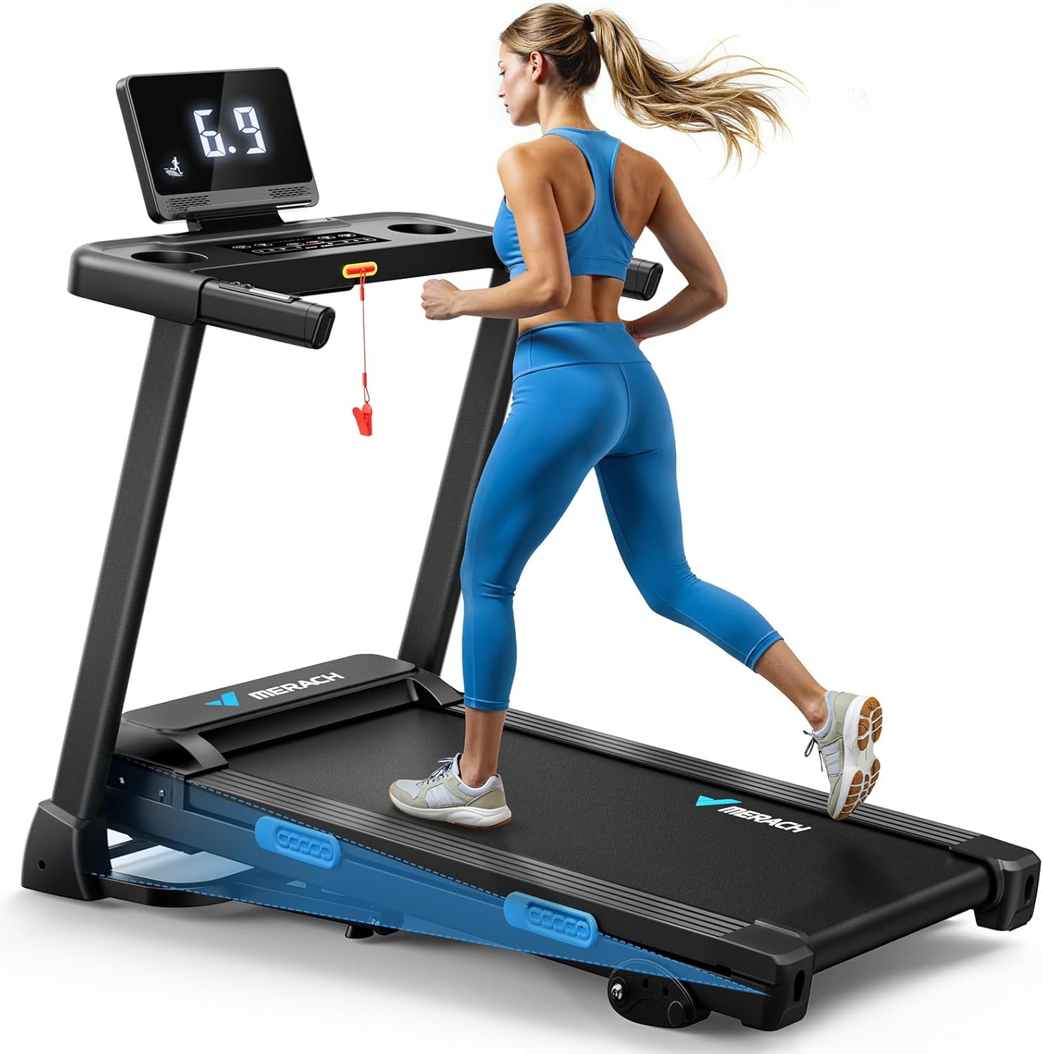 MERACH Treadmills for Home with Incline and 300 LBS Capacity