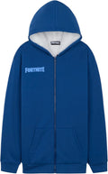 Fortnite Hoodie for Boys and Teens - Sherpa Zip-Up Warmth