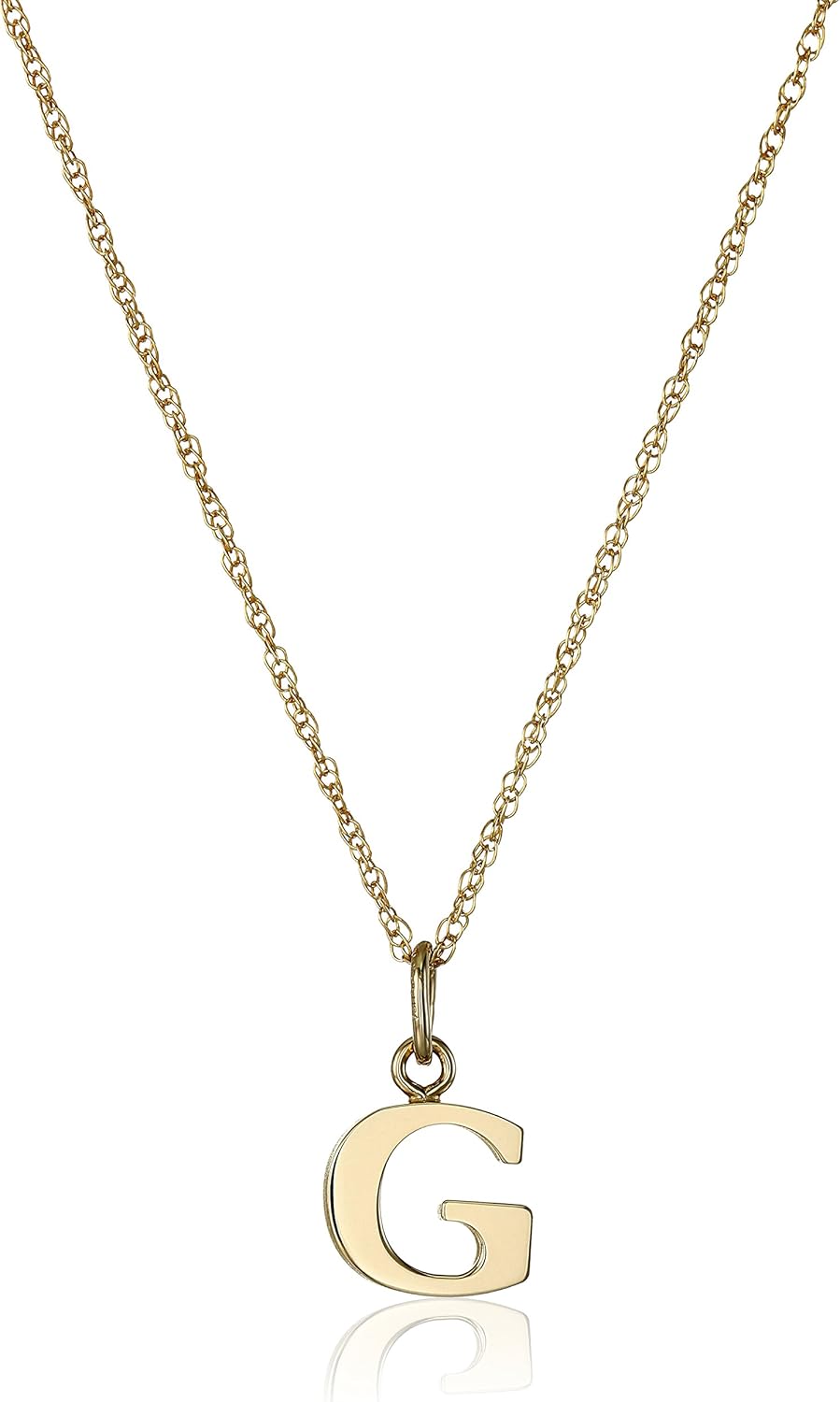 14k Gold-Filled Letter Charm Pendant Necklace for Personal Style