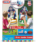 2 in 1 Jumbo Trainer - Over 4 ft Inflatable Baseball & Football