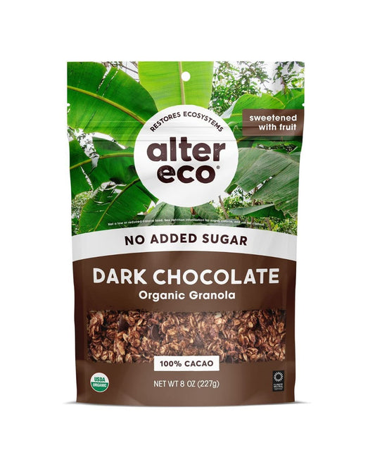 Alter Eco Dark Chocolate Granola - Healthy Organic Snack Option