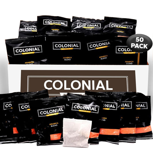 Colonial In-Room Decaf Ground Coffee Filter Packs for Hotels