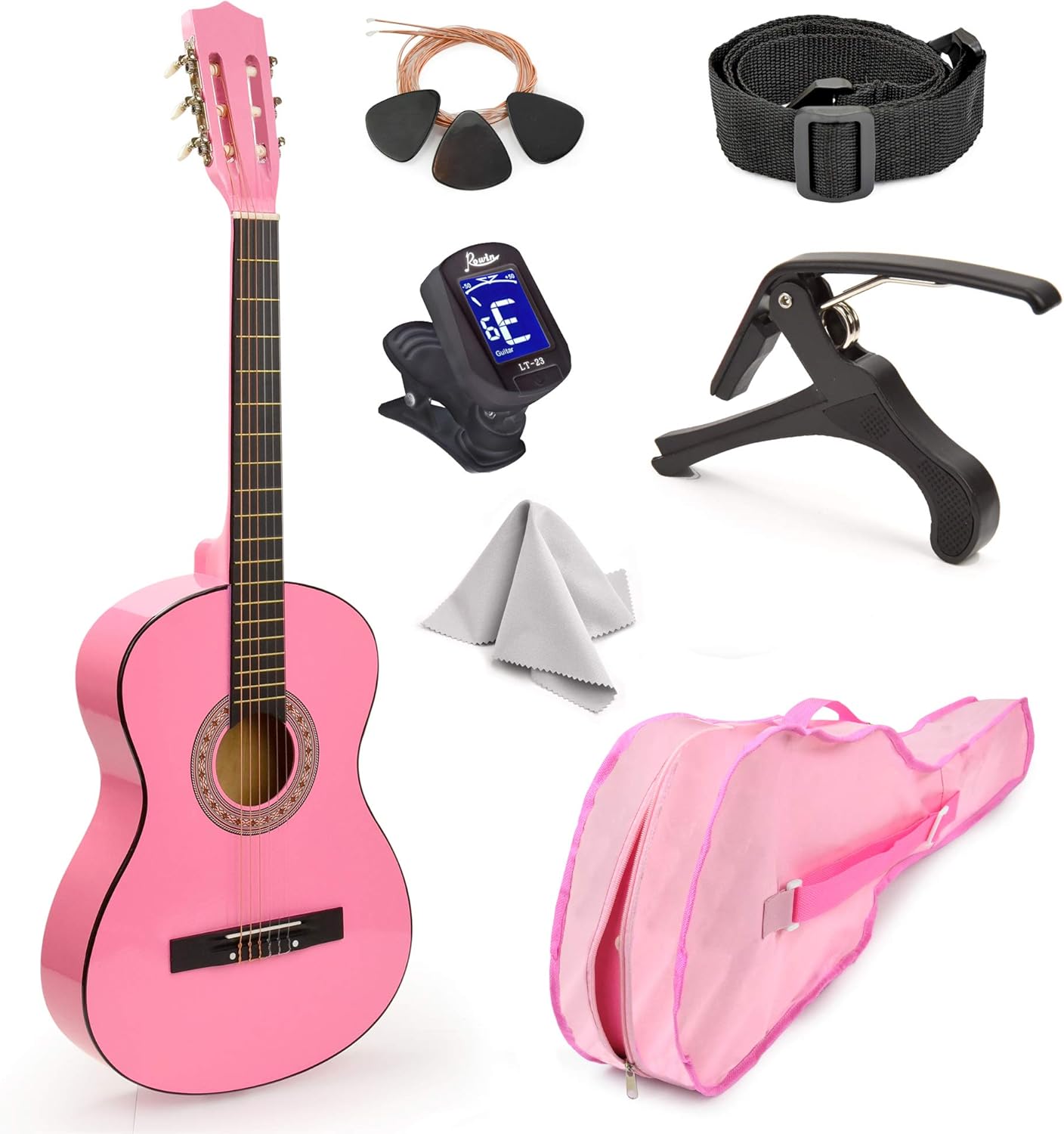 Master Play 30 Wood Classical Guitar Set - Perfect for Beginners!