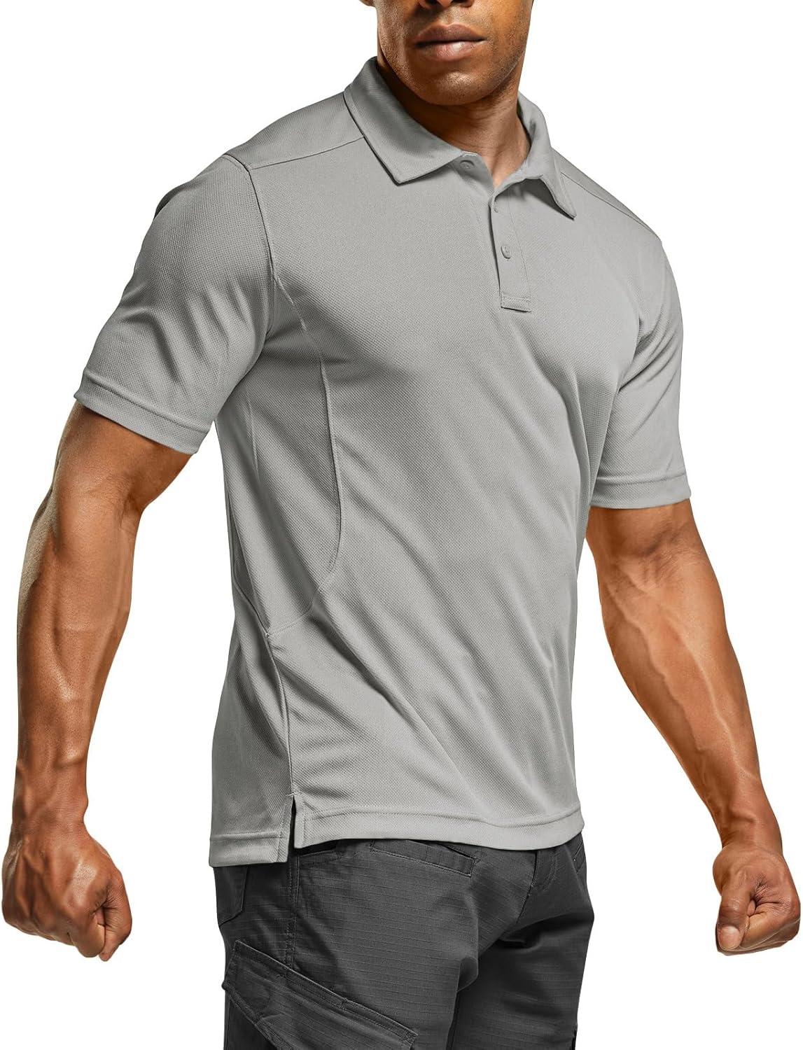 Ultra-Light Men's Polo Tee: UPF 50+ by CQR