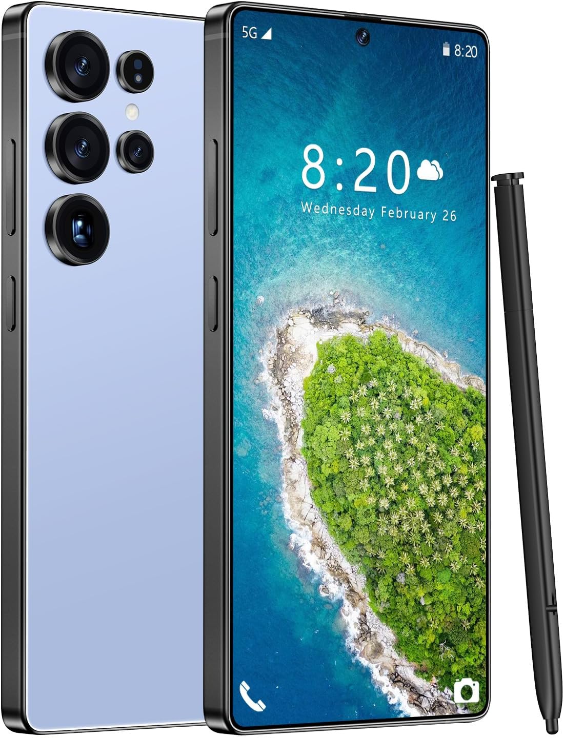 Huness I25 Ultra Unlocked Phone with 7000mAh Battery and Pen