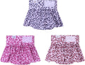 CuteBone Female Dog Diapers with Skirts 3 Pack - Reusable Heat Pants