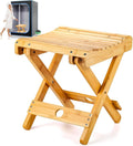 Bamboo Sauna Chair Portable Steam Sauna Seat - Compact Foldable