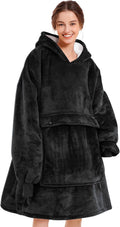 Wearable Blanket Hoodie for Women Oversized Soft Sherpa - Cozy Gift