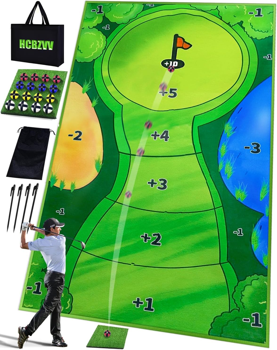 Premium 6x4 Golf Chipping Mat - Ultimate Golf Training Aid