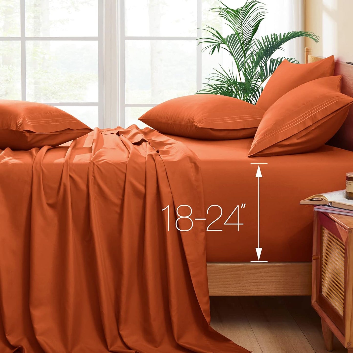 Horbaunal Extra Deep Pocket King Sheets for Ultimate Comfort