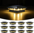 Solar Post Cap Light for 4x4 5x5 6x6 Posts - Warm & Cool LED
