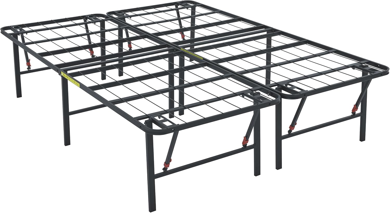 Sturdy King Size Bed Frame with Storage, Tool-Free Setup