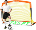 Backyard Soccer Goal 7x5, 5x3.6, 4x3, 3x2.2 ft - Portable Kids