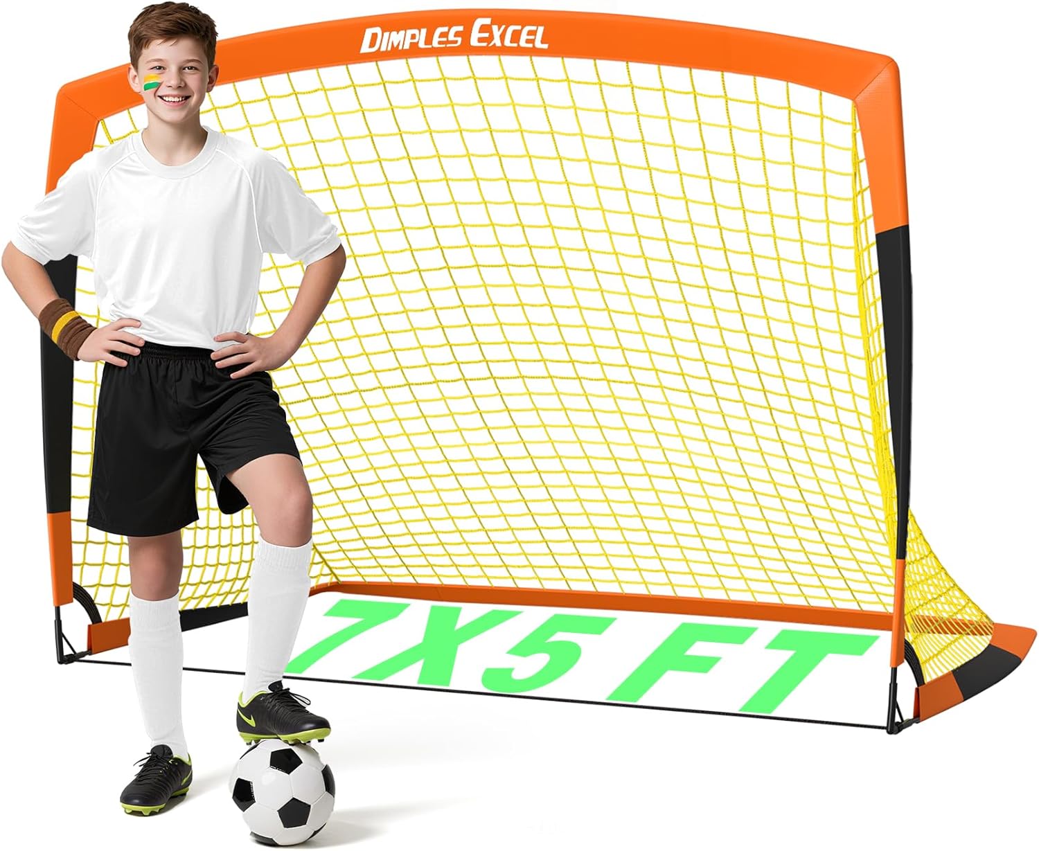Dimples Excel Soccer Goals for Kids - Perfect Backyard Fun