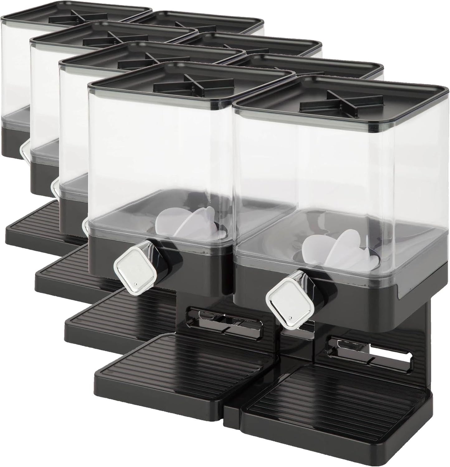 Compact Dry Food Dispenser for Cereal, Snacks, and More