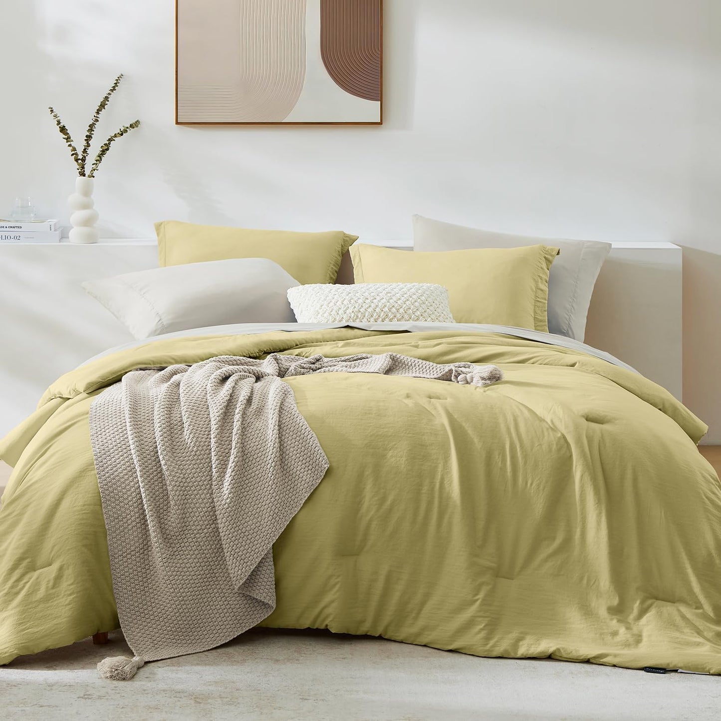 WRENSONGE Full Size Comforter Set - 7 Piece Warm Bedding Set