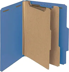 Smead 100% Recycled Pressboard Classification File Folders