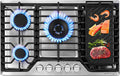 30 in Gas Cooktop with 5 SABAF Power Burners - High Output 48300 BTU