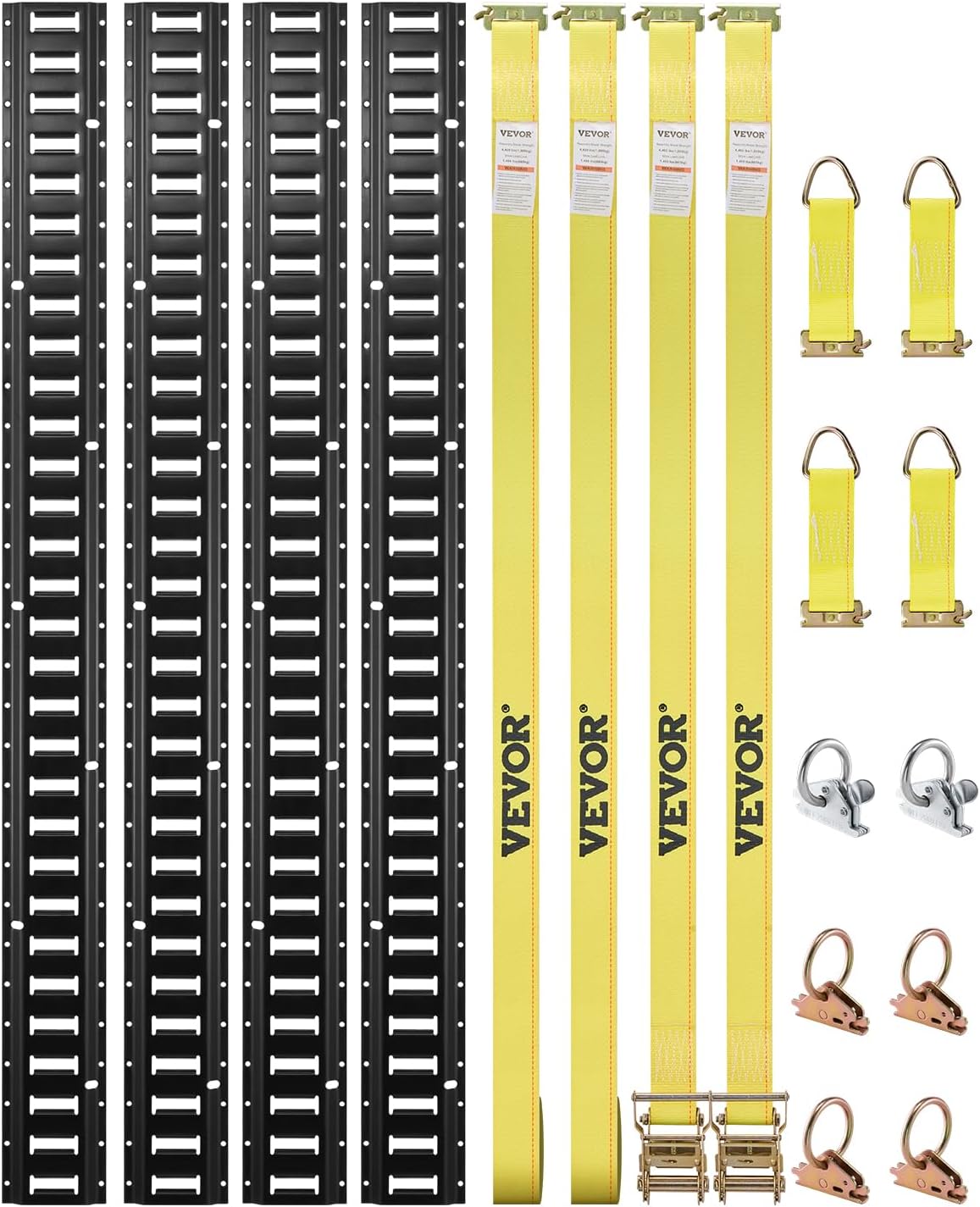 VEVOR E-Track Tie-Down Rail Kit for Secure Cargo Transport