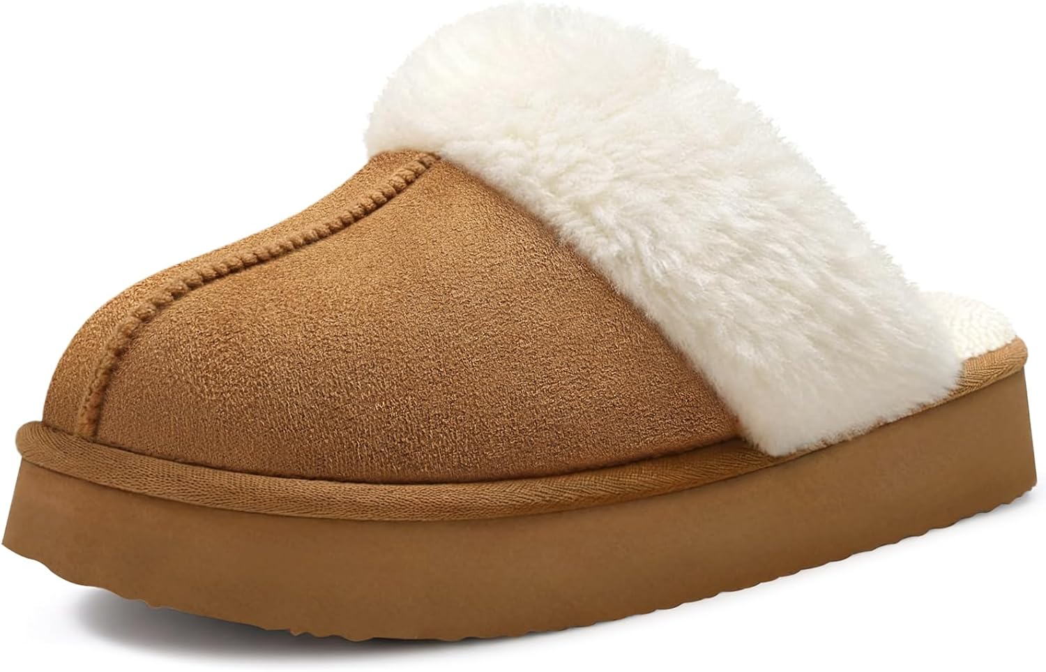 Litfun Women's Fuzzy Memory Foam Slippers for Cozy Comfort