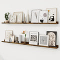 Picture Ledge Shelf 55 in Floating Shelves Set of 2 - Clean Display