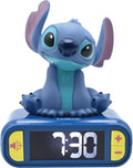 Enchanting Stitch Nightlight Alarm Clock with Sounds and Melodies