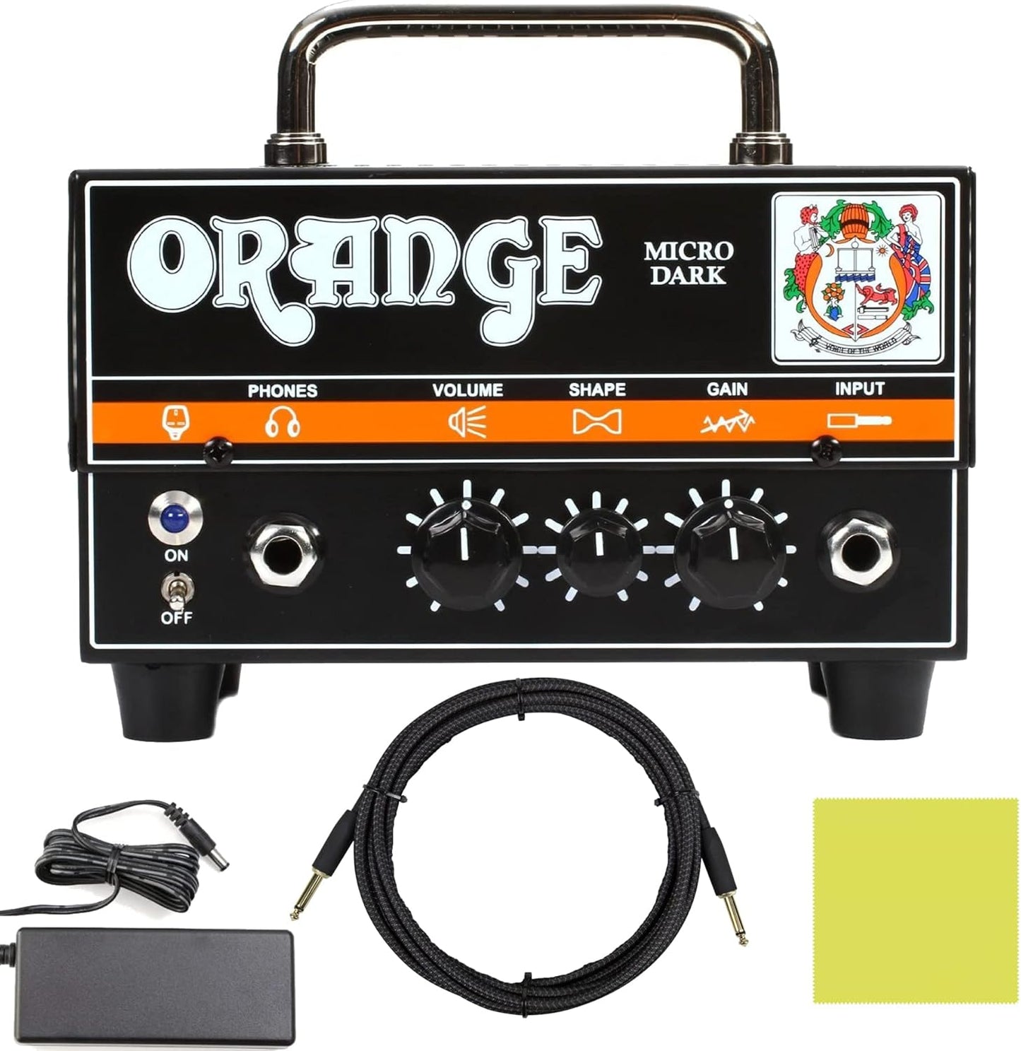 Orange Amp MD20 20W Mini Amp Bundle with Accessories - Liquid Audio