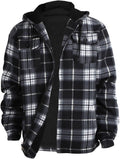 Men's Sherpa Lined Flannel Jacket - Heavyweight Plaid Winter Coat