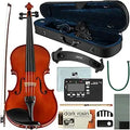 4/4 Violin for Beginners with Solid Wood - Starter Full Set