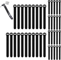 Self-Gripping Cable Ties - Reusable Cord Organizer 40 Pack