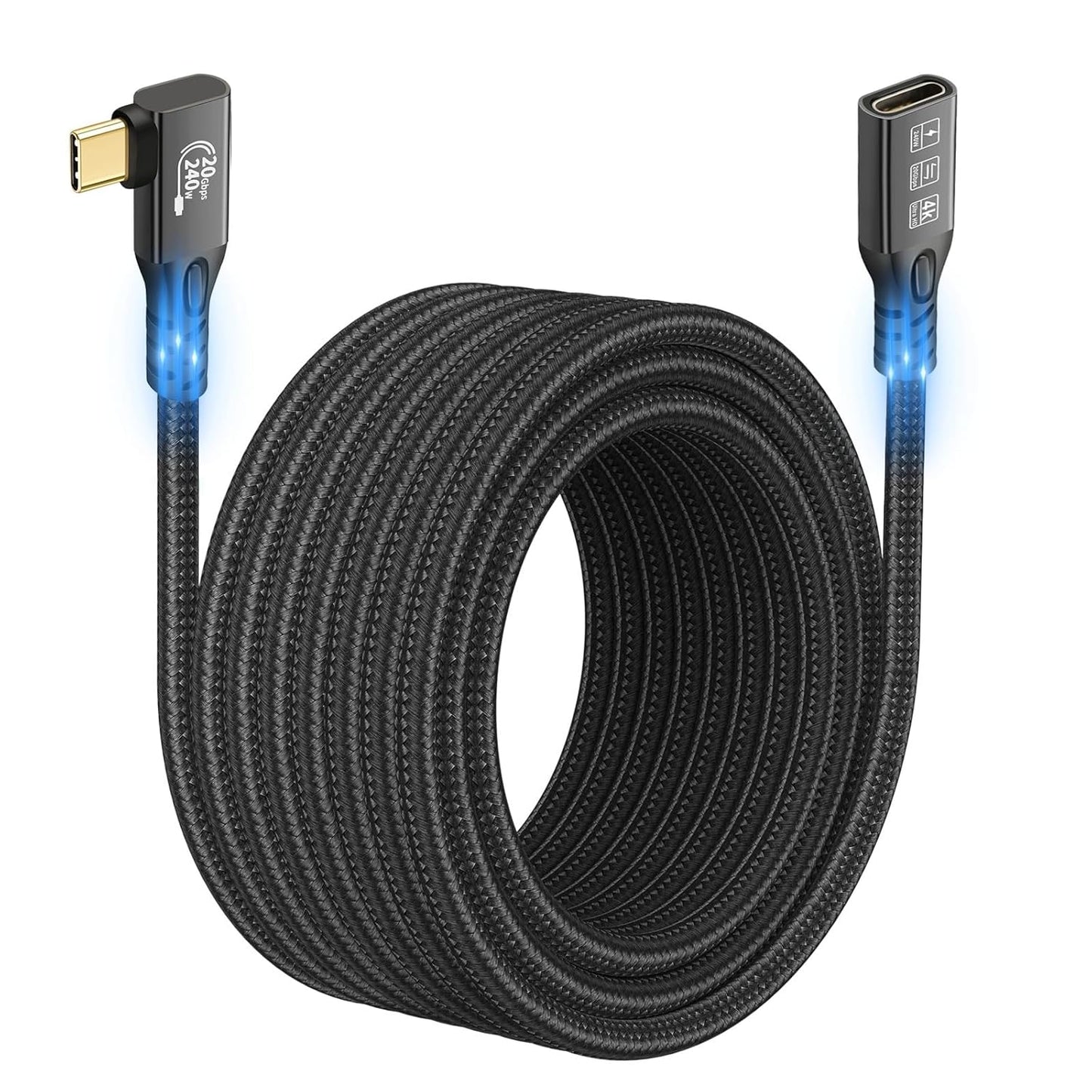 High-Speed 20Gbps USB-C Extender Cable by CHENLENIC