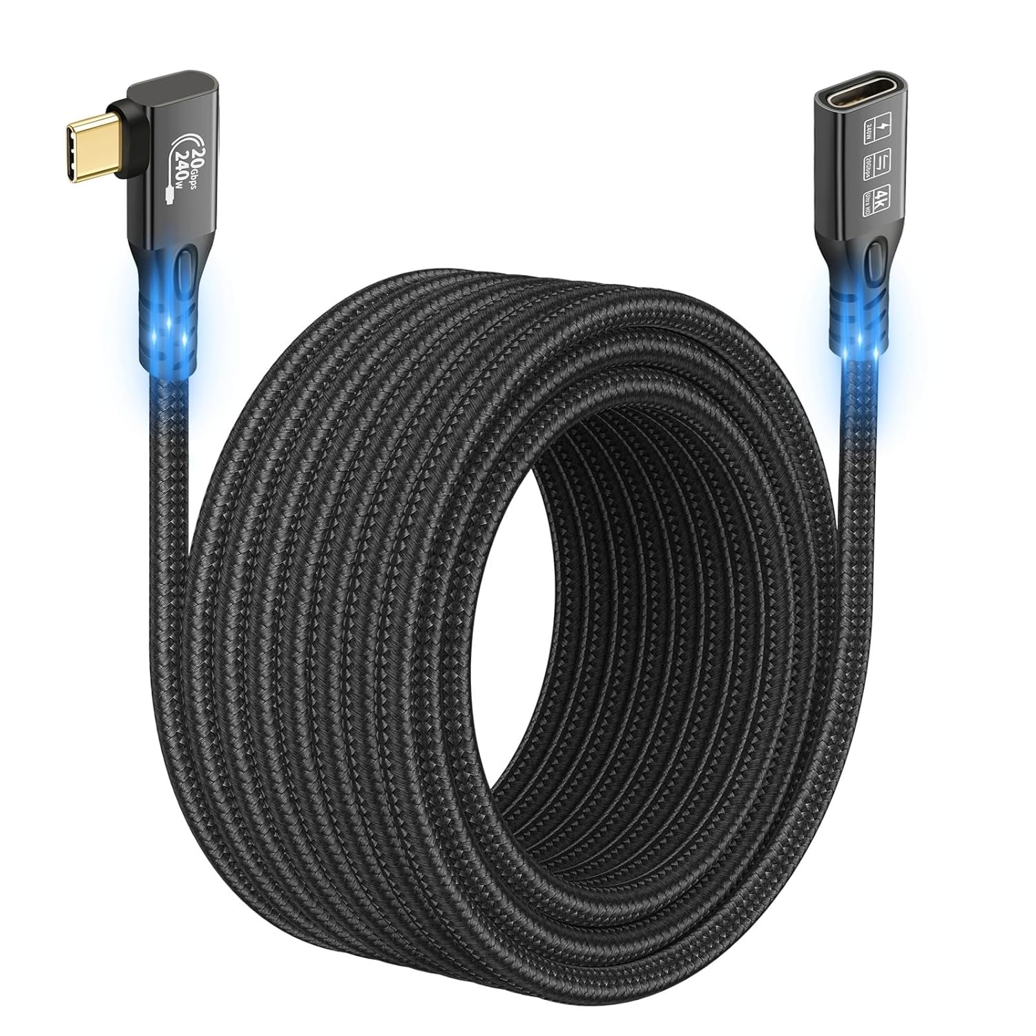 High-Speed 20Gbps USB-C Extender Cable by CHENLENIC