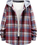 Stylish Plaid Hoodie Jacket for Men by Aymnlox