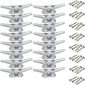 4 inch Dock Cleats 4 Pack - Strong Galvanized Boat Cleats