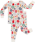 Toddler Two-Piece Pajama Set in Viscose from Bamboo - Soft Holiday PJs