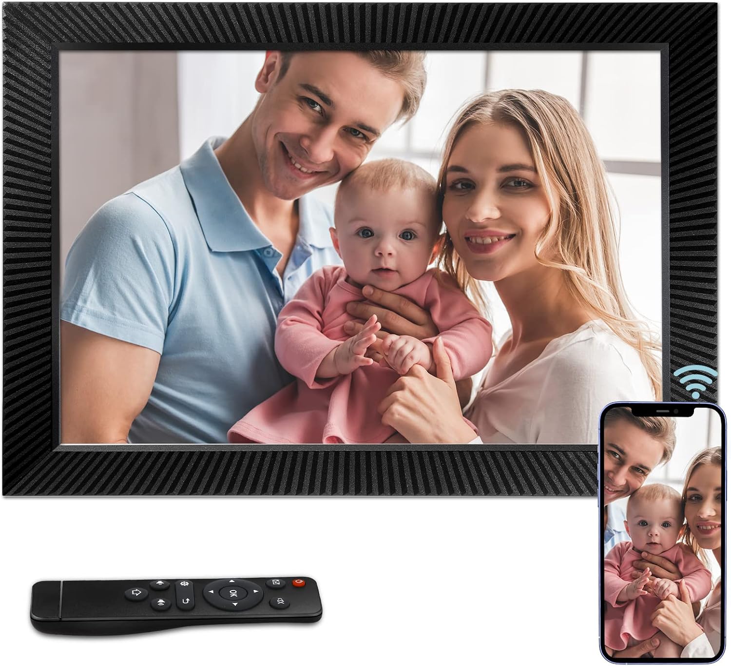 17 Inch Digital Picture Frame with AI Smart Features and WiFi