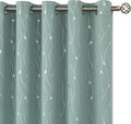 BGment Blackout Curtains 60 in Wide 84 in Long - Frosty Green Panels